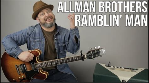 allman brothers ramblin man guitar lesson